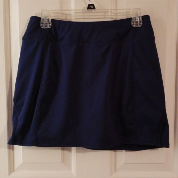 Tangerine Active Skort with Perforated Trim - Picture 1 of 11